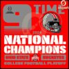 Ohio State Buckeyes 2024 Champions SVG Claim the CFP Glory