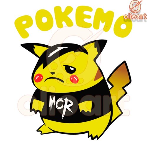 Pikachu Parody SVG Fun PokémonInspired Design