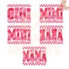 Pink Checkered Valentine Mom Bundle PNG