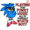Playing That Funky Music All By Yourself White Boy SVG