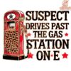 Red Leopard Suspect Drives Past The Gas Station On E PNG