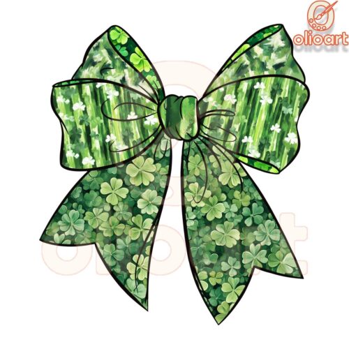 Retro Coquette St. Patrick's Day Lucky PNG