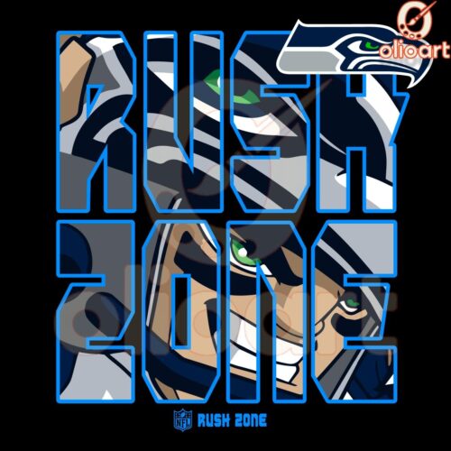 Seattle Seahawks NFL Rush Zone Team PNG Artwork