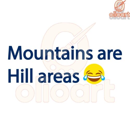 Smiling Mountain Icon SVG Peaks of Joy in Every Hill