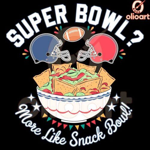 Snack Bowl Super Bowl LIX 2025 SVG Design