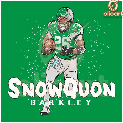 Snowquon Barkley Saquon vs Eagles Magic in PNG Art