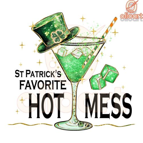 St Patricks Favorite Hot Mess Cocktail PNG