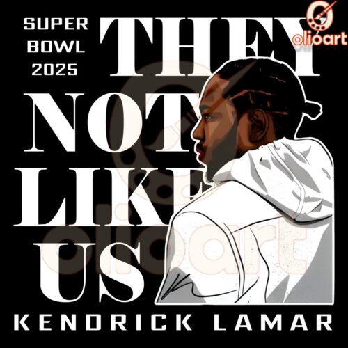 Super Bowl 2025 Kendrick Lamar PNG Theyre Not Like Us