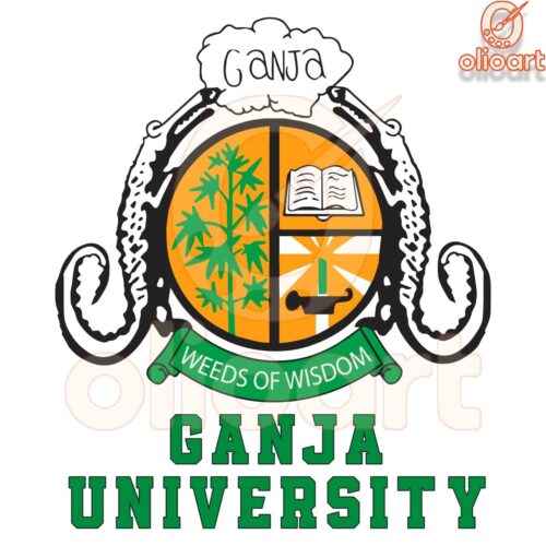 SVG Design Ganja Universitys Weeds of Wisdom