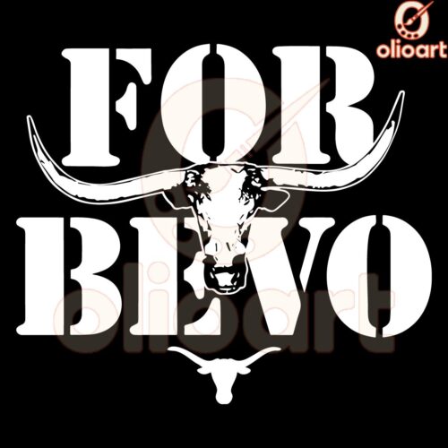 Texas Longhorns For Bevo Vintage Logo SVG