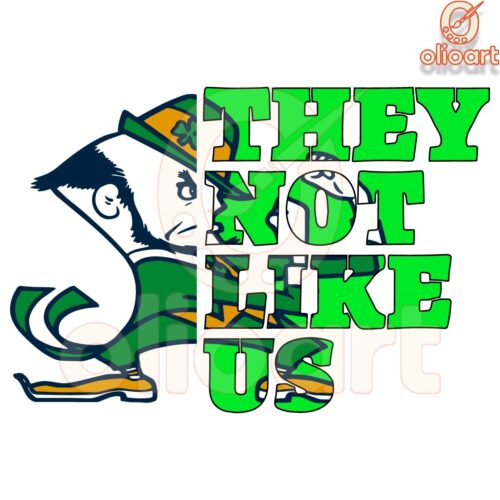 They Dont Like Us Notre Dame Fighting Irish Football SVG