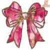 Valentine Pink Bow Coquette PNG