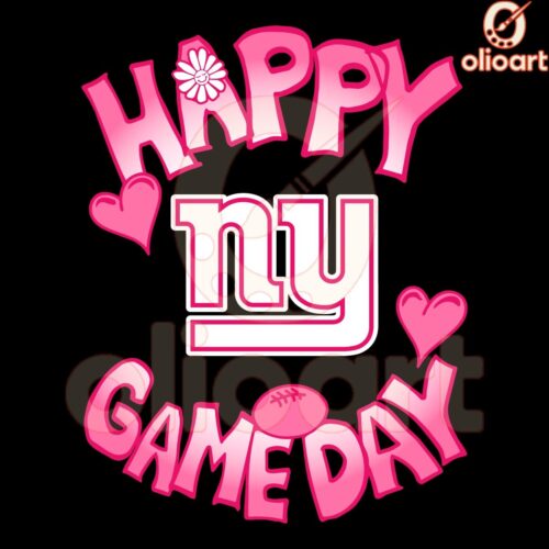 Valentines Day SVG New York Giants Game Day Love