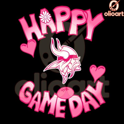 Valentines Day Vikings Love Game Day SVG Magic