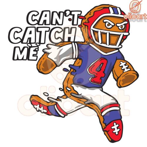 Vintage Cant Catch Me James Cook Buffalo Bills SVG Design