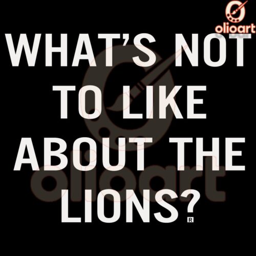 Whats to Love About Detroit Lions SVG Designs