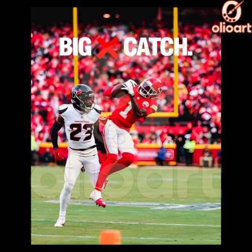 Xavier Worthy Kansas City Chiefs Win Houston Texans Big Catch PNG