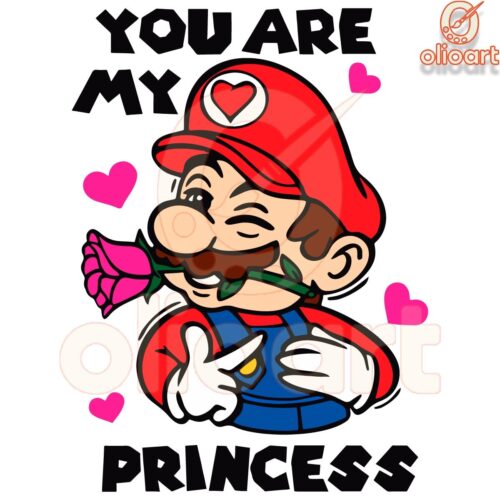 Youre My Princess Valentine Super Mario SVG Magic