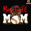 Baseball Mom PNG with Leopard Bandana Game Day Style