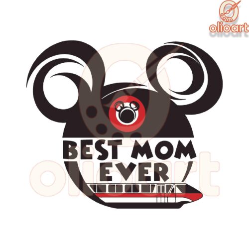 Best Mom Ever Mickey Mouse SVG Cut File