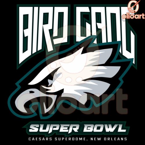 Bird Gang Eagles Logo Super Bowl Champions SVG
