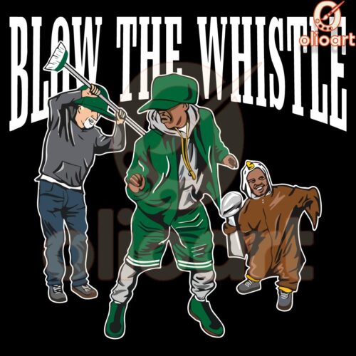 Blow the Whistle Philadelphia Eagles Super Bowl LIX PNG Parody