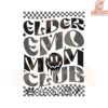 Checkered Elder Emo Mom Club SVG Design