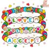Colorful Autism Awareness Bracelet SVG Love Understand Accept