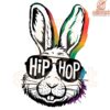 Colorful Rainbow Easter Bunny Hip Hop Sunglasses SVG