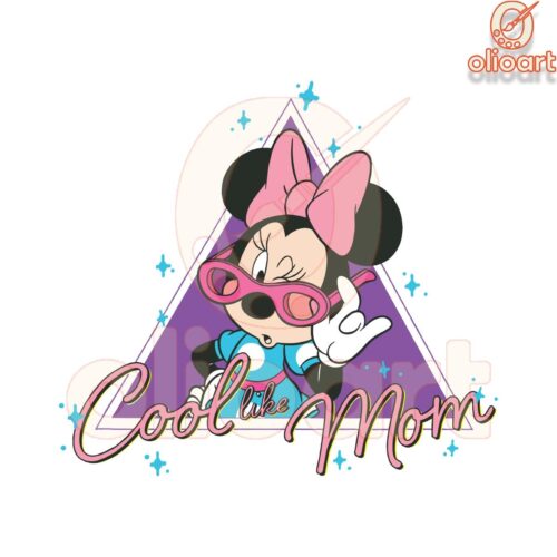 Cool Like Mom Disney Minnie SVG Design