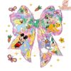 Coquette Bow Glitter Easter Disney Friends PNG