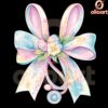 Coquette Easter Bunny Stethoscope PNG Design