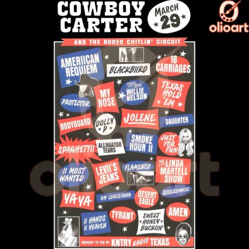 Cowboy Carter Tour Rodeo Chitlin Circuit PNG March 29