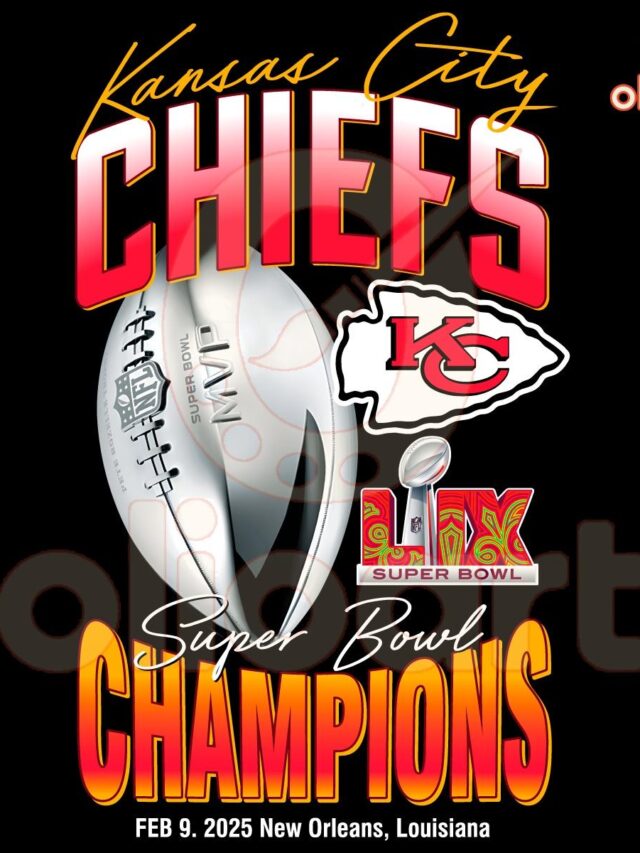 Super Bowl 2025 Kansas City Chiefs SVG & PNG – Game Day Designs!