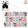 Custom Name Happiest Teacher On Earth PNG