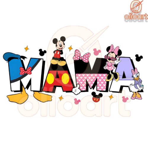 Disney Mickey Friends Mama Cartoon PNG