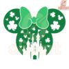 Disney Minnie Kingdom Clover SVG Lucky Green Leaf Design