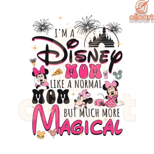 Disney Mom SVG Just Like a Normal Mom But More Magical