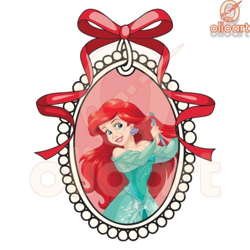 Disney Princess Mirror Bundle with Coquette Bow PNG