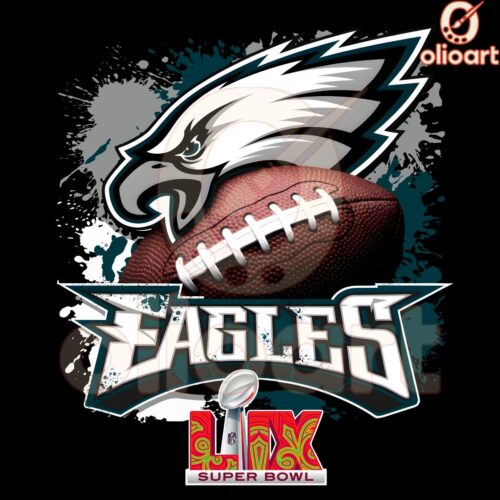 Eagles Football Super Bowl LIX Logo PNG