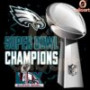 Eagles Super Bowl 2025 Champions Trophy PNG Philadelphia Pride