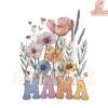 Floral Mama Wildflowers PNG Design for a Beautiful Touch
