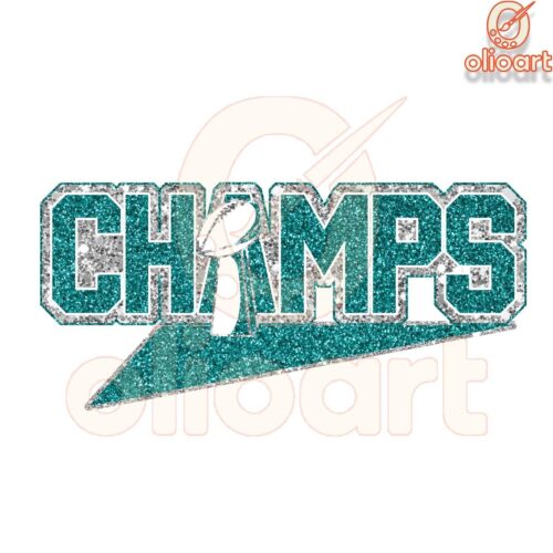 Glitter Champs Philadelphia Eagles PNG Design