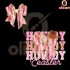 Glitter Howdy Easter Cowboy Coquette Hat PNG Design