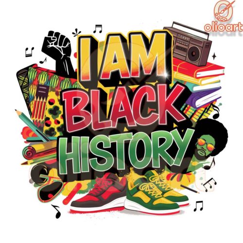 I Am Black History SVG PNG Design