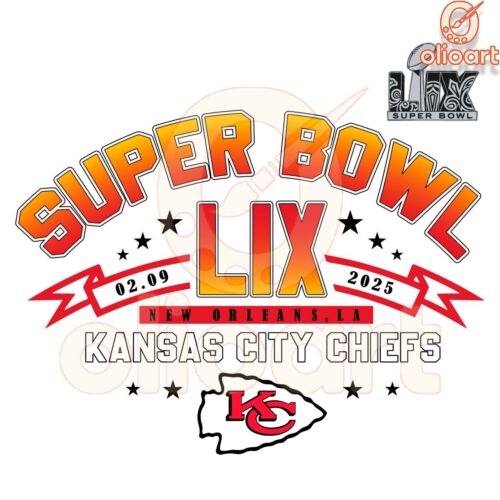 Kansas City Chiefs Super Bowl LIX SVG New Orleans 02092025