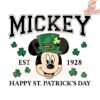 Leprechaun Mickey Happy St Patrick Day Est 1928 SVG