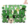 Lets Go Shamrock Green Mickey Leprechaun SVG