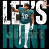 Lets Hunt Eagles Jalen Carter Super Bowl LIX PNG