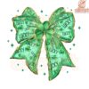 Lucky Shamrock Coquette Bow St Patricks Day PNG